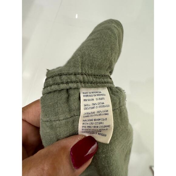 American eagle vintage shirt jacket, women green long sleeve S - Picture 9 of 9